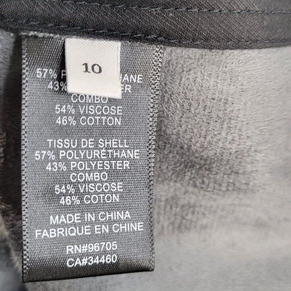 Rebecca Taylor Vegan Leather Romper Black Button Up Zip One Piece Size 10 - Picture 6 of 8